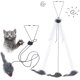 thumbnail image 2 of ER Suministros para mascotas, juguete para gatos, puerta colgante, palo para gato divertido, gancho triangular Excelente Rendimiento, 2 of 5