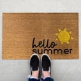 thumbnail image 3 of 16x24 Inch Doormat Outdoor Coir Non Slip Door Mat Door Rug Indoor Non-Slip Seasonal-Spring Summer Indoor Home Decor Front Door Mat Doormat for Outdoor and Indoor Use, Perfect for Any Entryway, 3 of 4