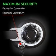 SentrySafe SFW123DSB Fire-Resistant Safe and Water-Resistant Safe with Dial Combination, 1.23 Cu. ft