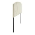 thumbnail image 2 of Modern Sleep Brampton Starburst Upholstered Wood Headboard, Beige and Queen, 2 of 8