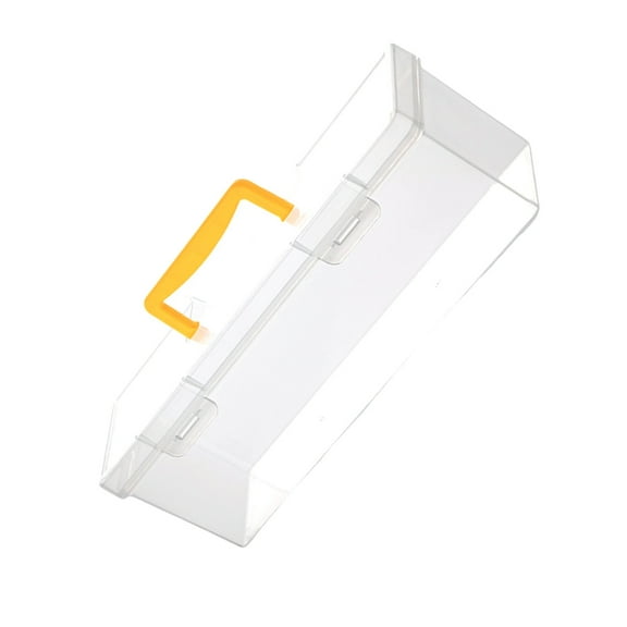 Jesscasday Large Capacity Card Organizers Clear Trading Card Storage Box with Separate Box