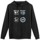 thumbnail image 1 of Retro City Graphic Hoodie, Soft Cotton Blend, Casual Long Sleeve for Men & Women, 1 of 5