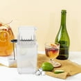 thumbnail image 4 of Dsseng Hand-operated Ice Chipper Mini Ice Maker Ice Machine Crushed Ice Ice Crusher Fine Crushed Ice Machine, 4 of 6
