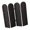 Black, variant on 1:12 Scale Furniture Miniature Folding Screen Room Divider For Doll House With Hinged Panels And Simulation Design