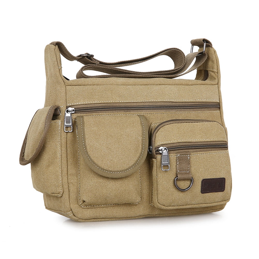 Amazon.com: Vintage Canvas Messenger Bag for Men Women