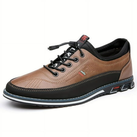 XGZHP2 Comfy Plus Size Mens Vintage Classic Dress Shoes with Adjustable Buckle - Durable and Non-Slip Formal Mens Footwear
