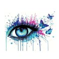 thumbnail image 2 of Pintura de bricolaje por números para adultos, niños, s de pintura por números, dibujo en para la decoración de de para hogar, Ojo Macarena Cuadro de pintura al óleo, 2 of 6