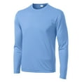 thumbnail image 5 of Mens Lightweight Tall Long Sleeve PosiCharge Polyester Competitor Tee Carolina Blue XLT, 5 of 8