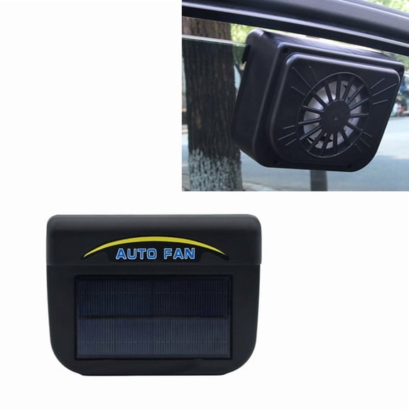 Car Fan Solar Powered Auto Window Fan Colder Air Vent Cooling Air Circulator with Ventilation Car Solar Cooler Fan