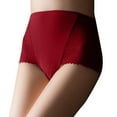 thumbnail image 2 of Summer Savings Panties for Women Women's Solid Color Lace High Waist High Elasticity Lift Buttocks Cultivate eself T Shaped Briefs Body Shaping Briefs High Waisted Plus Size, 2 of 4