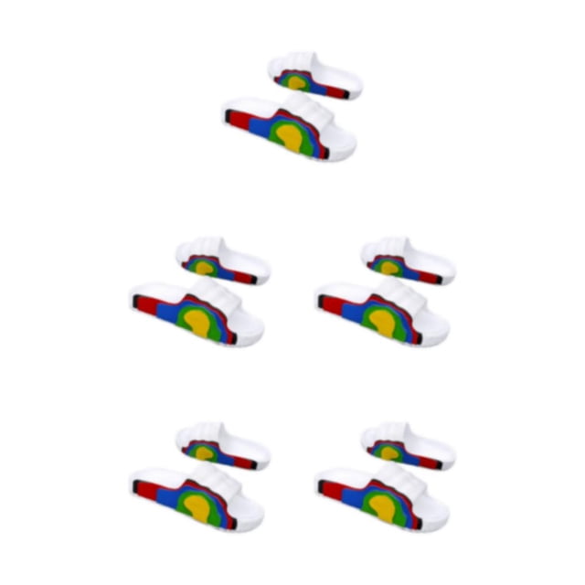 Chanclas de verano Qarigey para hombre y mujer estilo informal color Blanco Tamaño 33-34
