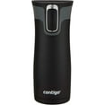 thumbnail image 1 of Contigo West Loop 2.0 Stainless Steel Travel Mug with Spill-Proof Lid, Vacuum-Insulated Reusable Cup Coffee and Tea, 16 oz (473 mL), Matte Black - Keeps Drinks Hot up to 5 Hours, 1 of 7