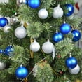 thumbnail image 3 of Jeco 84 Pack Silver and Blue Christmas Ornament Set, 3 of 5