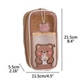 thumbnail image 2 of Estuche para lápices Kawaii, estuche bonito portátil para lápices para niñas, estuche transparente para lápices de gran capacidad, suministros escolares para chicas adolescentes, 2 of 9