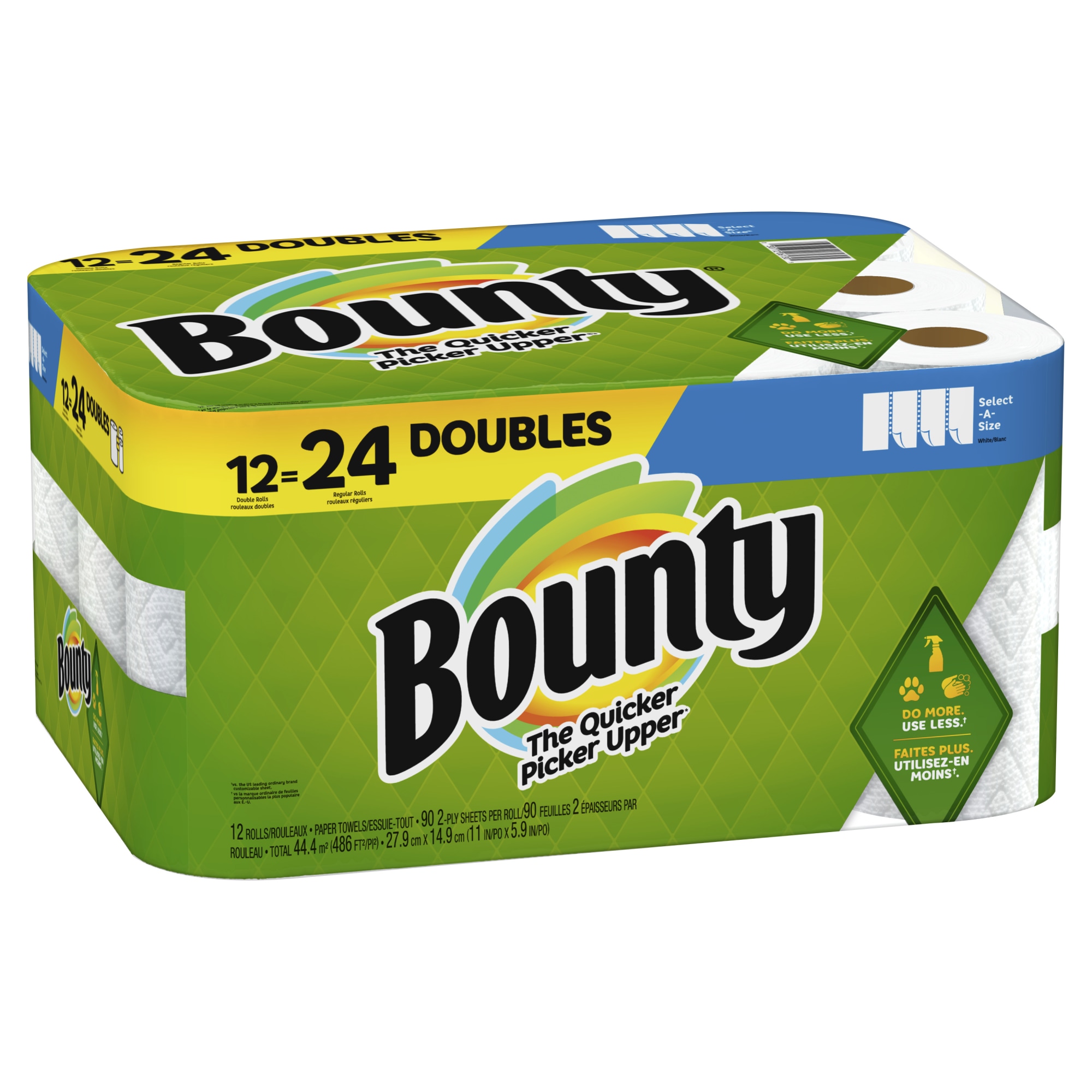 Bounty Select-A-Size Paper Towels, 12 Double Rolls photo 4