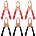 thumbnail image 1 of 2 pinzas de cocodrilo de 30 A, cable puente de 1 m para cargador de batería de coche, 12 V y 24 V, 1 of 5