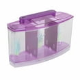 thumbnail image 3 of Acuario con LED acrílico, caja de aislamiento de cría de tres divisiones para peces pequeños (morado), 3 of 14