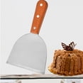thumbnail image 1 of Oleegame 1PC Kitchen Utensils Set Stainless Steel Plate Cooking Spatula Fried Fish Shovel Frying Shovel Pancake Fried Ice Yogurt Shovel Steak Shovel Leaky Shovel Cooking Tools, 1 of 5