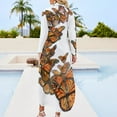 thumbnail image 2 of Monarch Butterfly Flight Long Sleeved Shirt Dress Dress woman summer dresses for women, 2 of 6