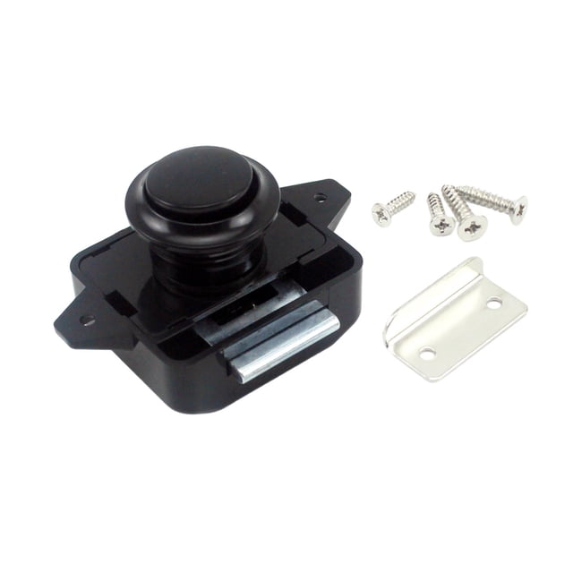 Almencla Push Button Latch Lock Accessories Cabinet Door for RV Van Camper F