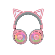Razer Kraken Kitty V3 Pro Wireless RGB Kitty Headset for Gaming and Streaming, Quartz