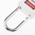 thumbnail image 4 of Candado de bloqueo de seguridad shamjiam con grillete acero inoxidable blanco, 4 of 8