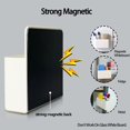 thumbnail image 7 of GIXUSIL Magnetic Dry Erase Marker Holder, Whiteboard Marker Holder, Magnetic Marker Holder, Magnetic Pen Holder for Whiteboards, Fridge, Lockers, White, 7 of 7