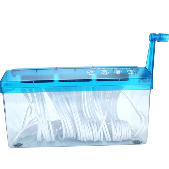 Hand Paper Shredder, Manual Paper Cutter, Portable For Home School Stationery Protect Informance