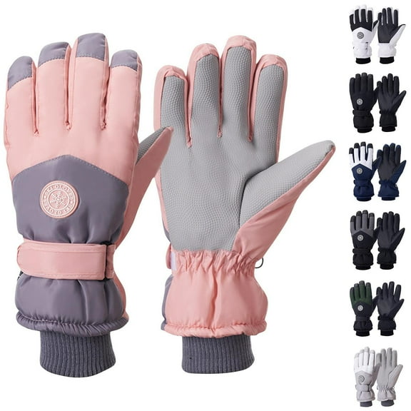 UTSJKR Winter Ski Gloves, Windproof Glove for Men & Women, Touchscreen Snow Gloves for Cold Weather, Thermal Warm Glove Blue