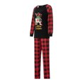 thumbnail image 3 of Qiylii Christmas Family Pajamas Set, Cartoon Deer Print Tops+Trousers/Romper, 3 of 9