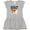 AC-Heather Grey, variant on Inktastic My Big Brother is a Saint Bernard Girls Baby Dress