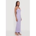 thumbnail image 2 of Women's Ribbed Knit Maxi Cami Dress with Side Slit, 2 of 3
