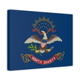 thumbnail image 2 of North Dakota Stage Flag Canvas Vibrant Wall Art Unframed Home Decor, 2 of 15