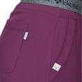thumbnail image 5 of Elements Select ES2386 Women's Jogger Scrub Pants Wine X-Small Petite, 5 of 7