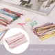 thumbnail image 3 of Uxcell 4" Cintas de papel kraft de 10 cm, cintas reutilizables para empaquetar bolsas de pastel y caramelos, blancas/rojas, 300 piezas, 3 of 6