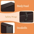 thumbnail image 3 of Kids Wooden Toy Box Storage with Safety Hinged Lid,31.5" x 13" x 16.7", 3 of 6