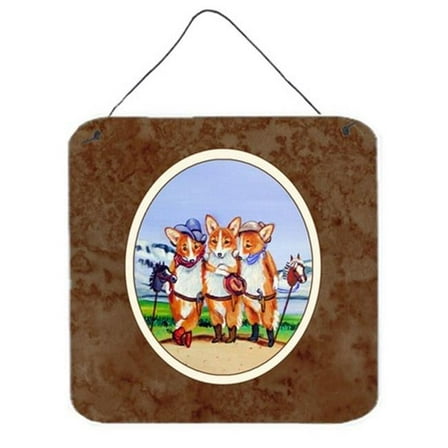 Cowboy Corgi Wall or Door Hanging Prints