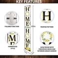 thumbnail image 3 of TX USA 60in Lemon Summer Home Sweet Home Porch Sign  Rustic Wooden Front Door Decor  Outdoor Farmhouse Patio Display Board, 3 of 5