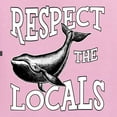 thumbnail image 6 of Wild Bobby Respect The Locals Save Our Oceans Whale Animal Lover Women Graphic Tee, Light Pink, Medium, 6 of 6