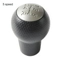 thumbnail image 3 of 5 Speed Manual Gear Shifter Knob Leather Case For Honda Fit For Jazz 2009-2015 Head, 3 of 8
