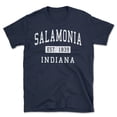 thumbnail image 1 of Salamonia Indiana Classic Established Men's Cotton T-Shirt, 1 of 1