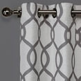 thumbnail image 4 of Exclusive Home Kochi Light Filtering Linen Blend Grommet Top Curtain Panel Pair, 54"x84", Black Pearl, 4 of 4