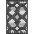 thumbnail image 2 of Unique Loom Outdoor Modern Collection Area Rug - Chaya (2' x 3' 1" Rectangle Black and White), 2 of 6
