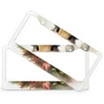 thumbnail image 2 of 2 Pack Bunny Wearing A Christmas Hat License Plate Frames Bunny Rabbit Gifts License Plate Cover License Plate Novelty License Plate Frame Metal 2 Holes for Women Men Auto Decoration Hardware, 2 of 6