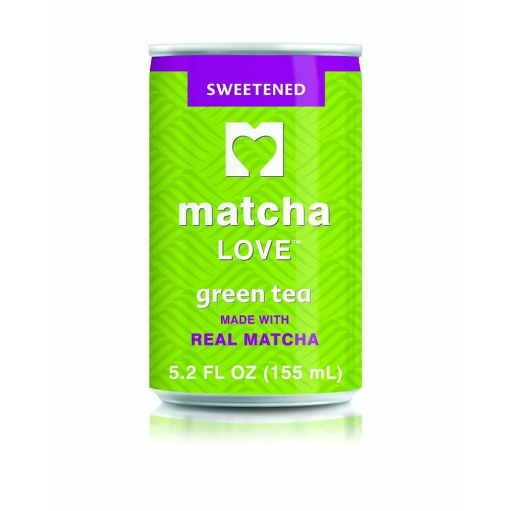Matcha LOVE Sweetened Green Tea w/ Real Matcha, 5.2 Fl Oz