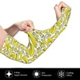 thumbnail image 3 of Picia Banana Arm Sleeves for Men and Women - Tattoo Cover Up UPF 50+ Cooling Sports Sleeve for Basketball Golf Football-One Size, 3 of 8