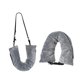 thumbnail image 5 of Velvet de viaje con relleno Velvet Multifuncional Essentials de viaje Bolsa de almacenamiento Gris, 5 of 9