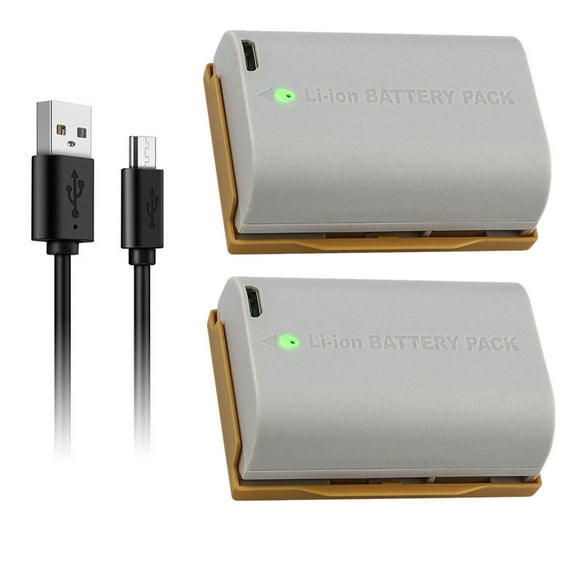 Kastar 2 Pack Battery Compatible with Canon LP-E6 LP-E6N LP-E6N Pro Battery, Canon LC-E6 LC-E6E Charger and Canon EOS 60D, EOS 60Da, EOS 70D, EOS 80D, EOS 90D, XC10, XC15 Digital SLR Cameras