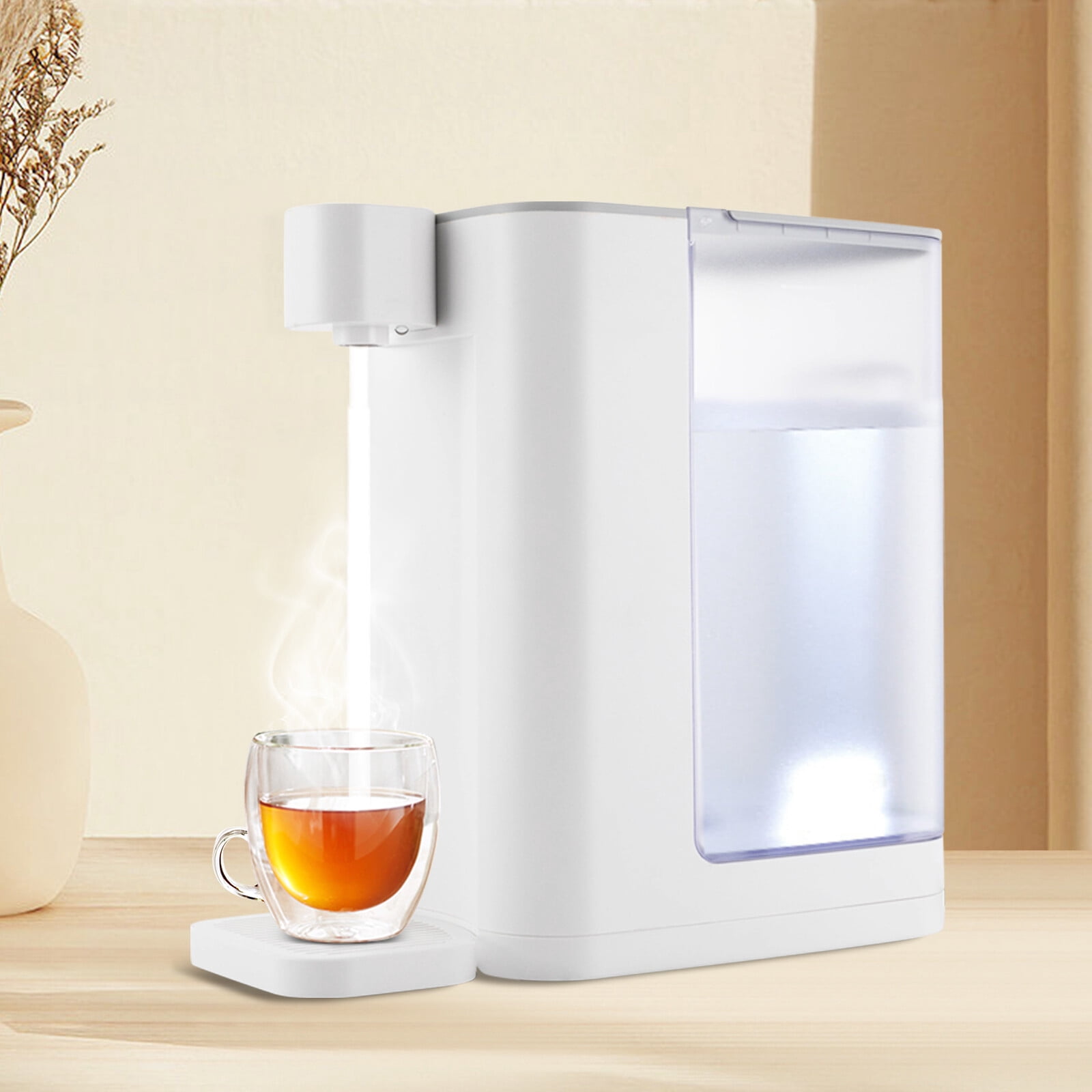 Electric Kettles, Instant Hot Water Dispenser for Quick Heating & Outputting, Adjustable 5 Temperatures, 102 Ounce 3L Water Tank Capacity, White