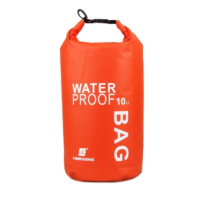 Bolsa de natación Bolsa de teléfono impermeable para almacenamiento de saco seco Trekking Boat (naranja)